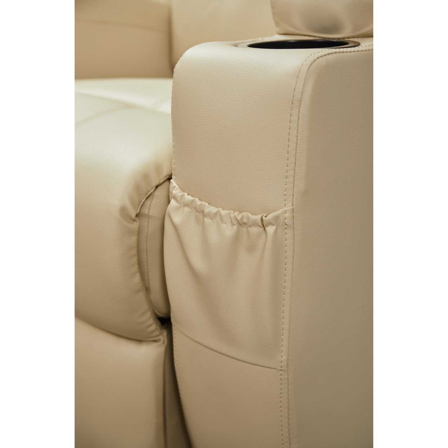 Power Lift Recliner Chair PU Leather for Elderly