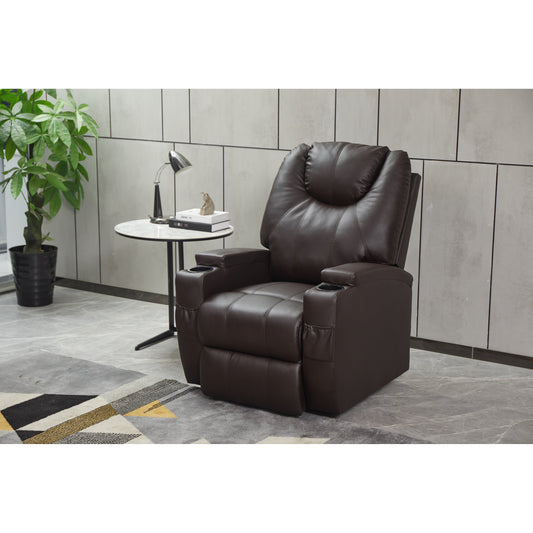 Power Lift Recliner Chair PU Leather for Elderly