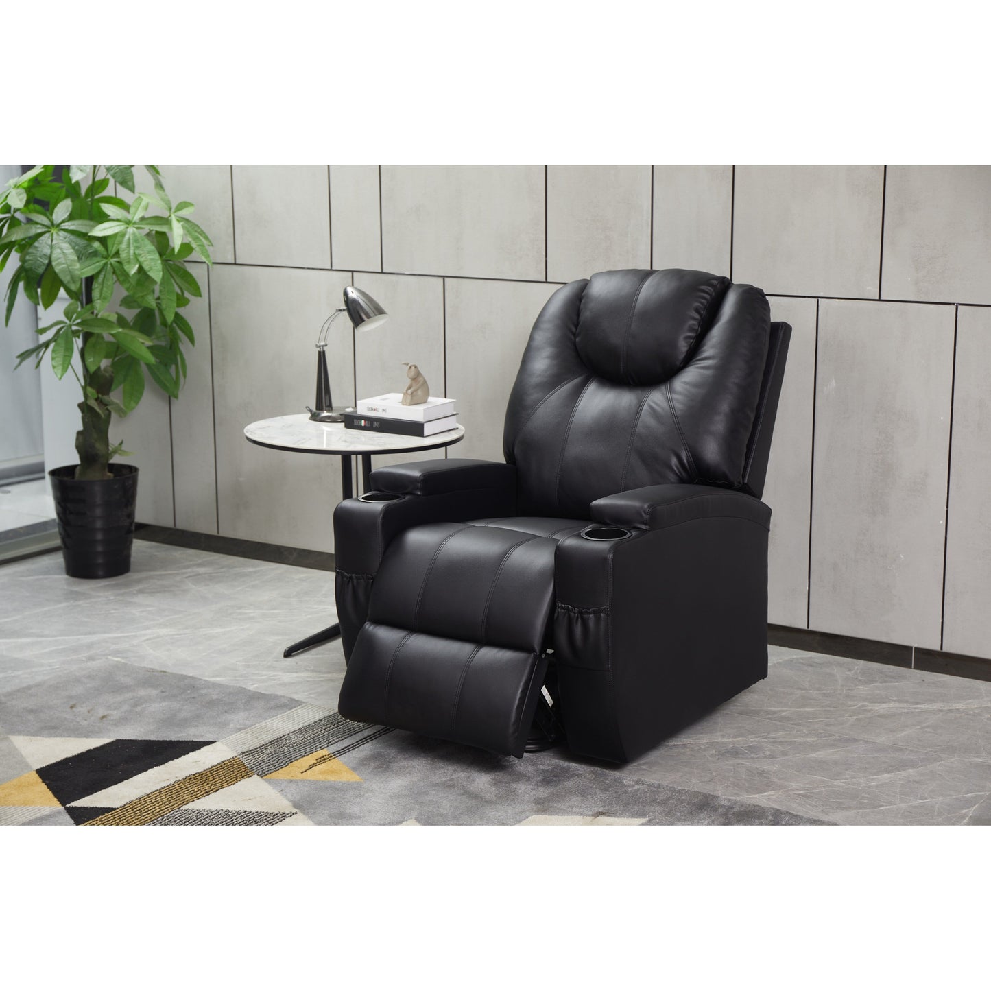Power Lift Recliner Chair PU Leather for Elderly