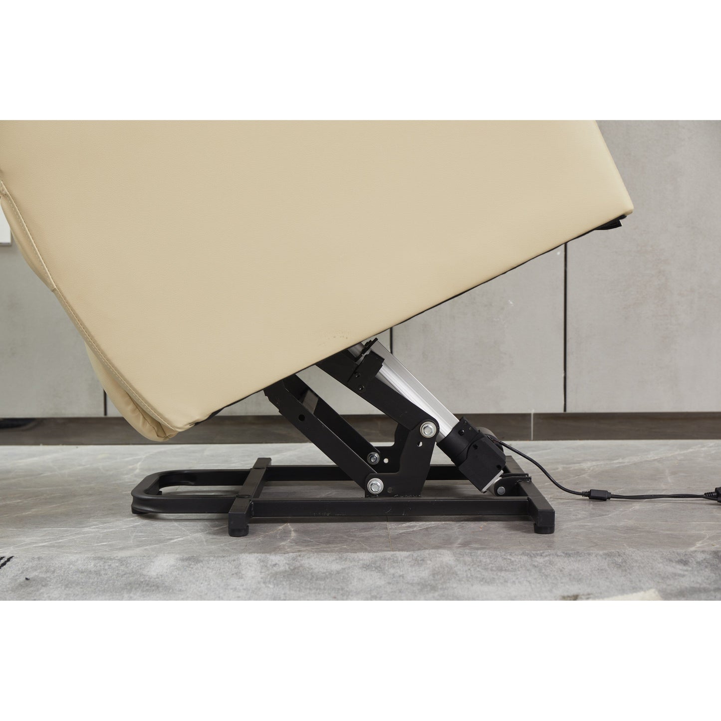 Power Lift Recliner Chair PU Leather for Elderly