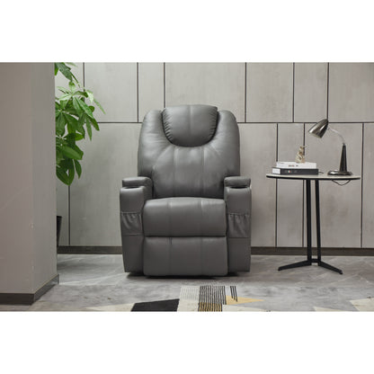 Power Lift Recliner Chair PU Leather for Elderly