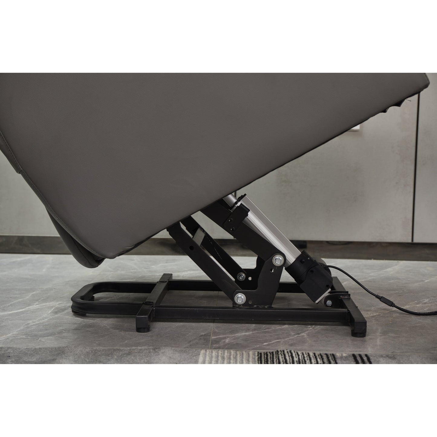 Power Lift Recliner Chair PU Leather for Elderly