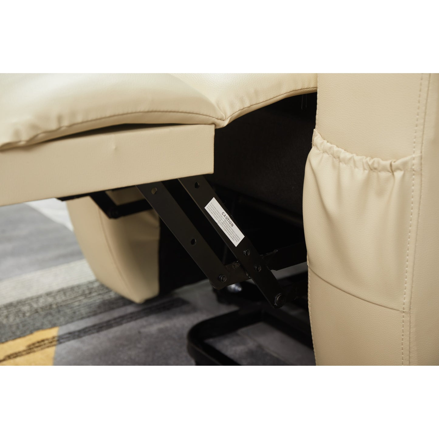 Power Lift Recliner Chair PU Leather for Elderly