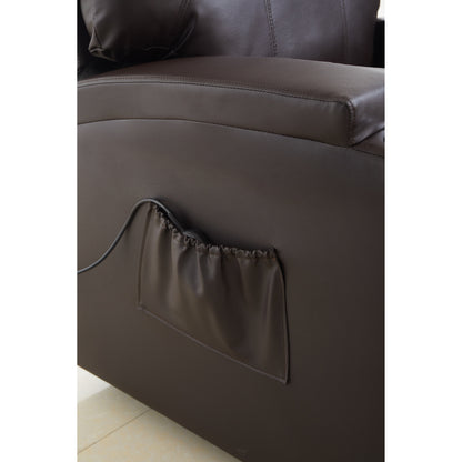 Power Lift Recliner Chair PU Leather for Elderly