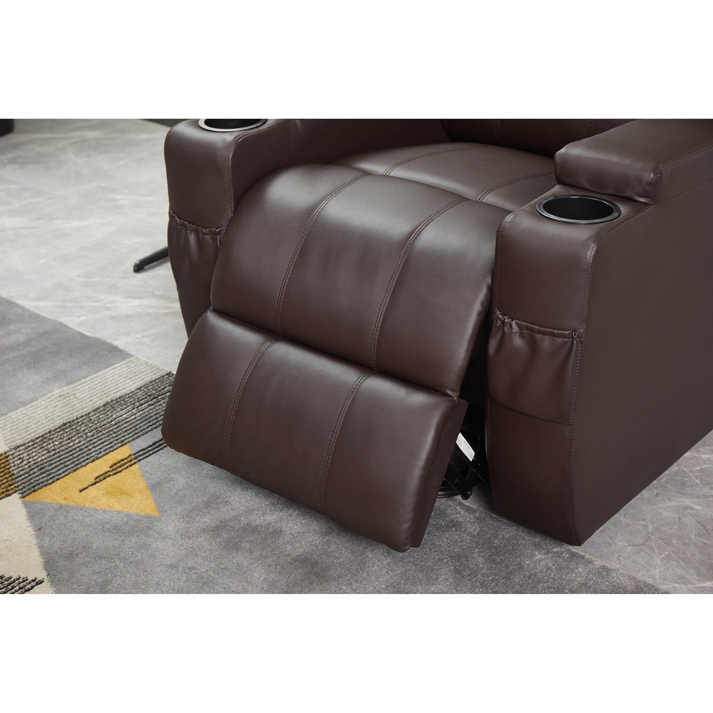 Power Lift Recliner Chair PU Leather for Elderly