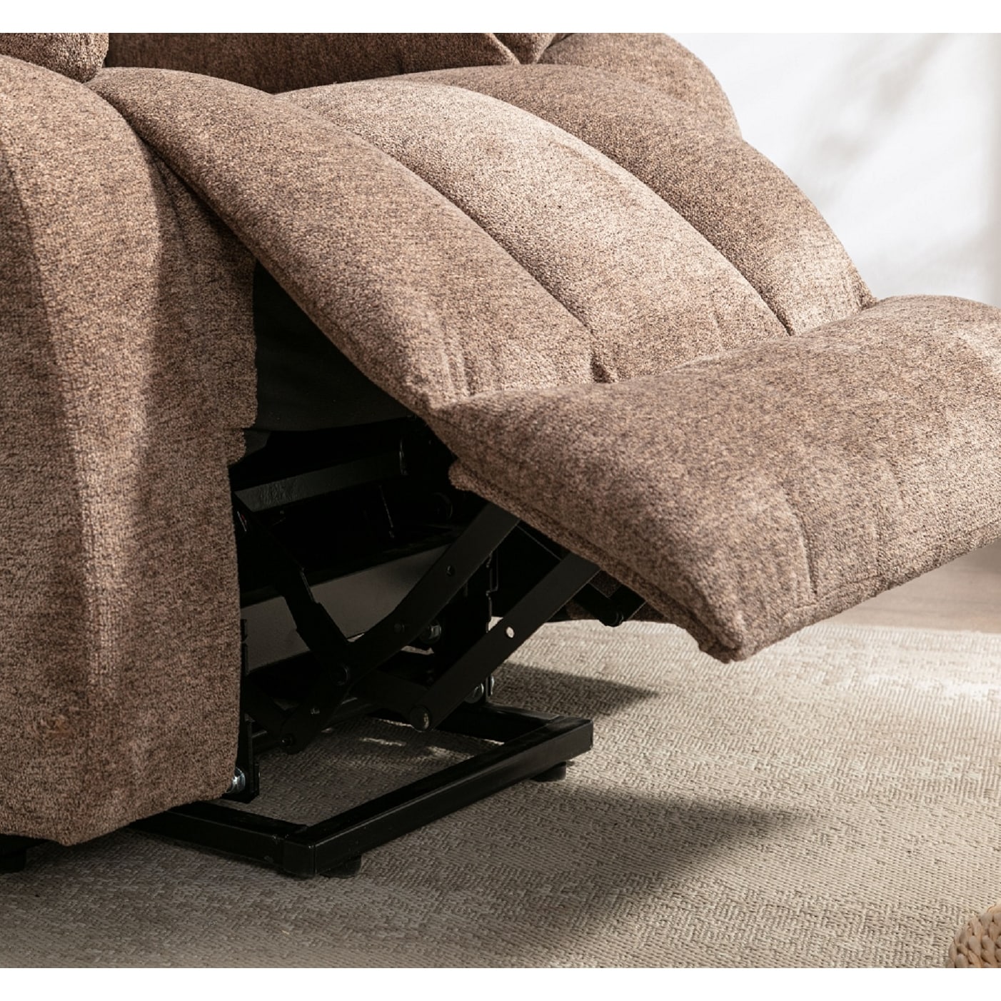 Rocker Recliner Chair Oversized Manual 360° Swivel Recliners for Living Room