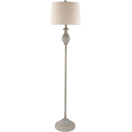 Pragya Traditional Hand Finished Floor Lamp - 59H x 15W x 15D