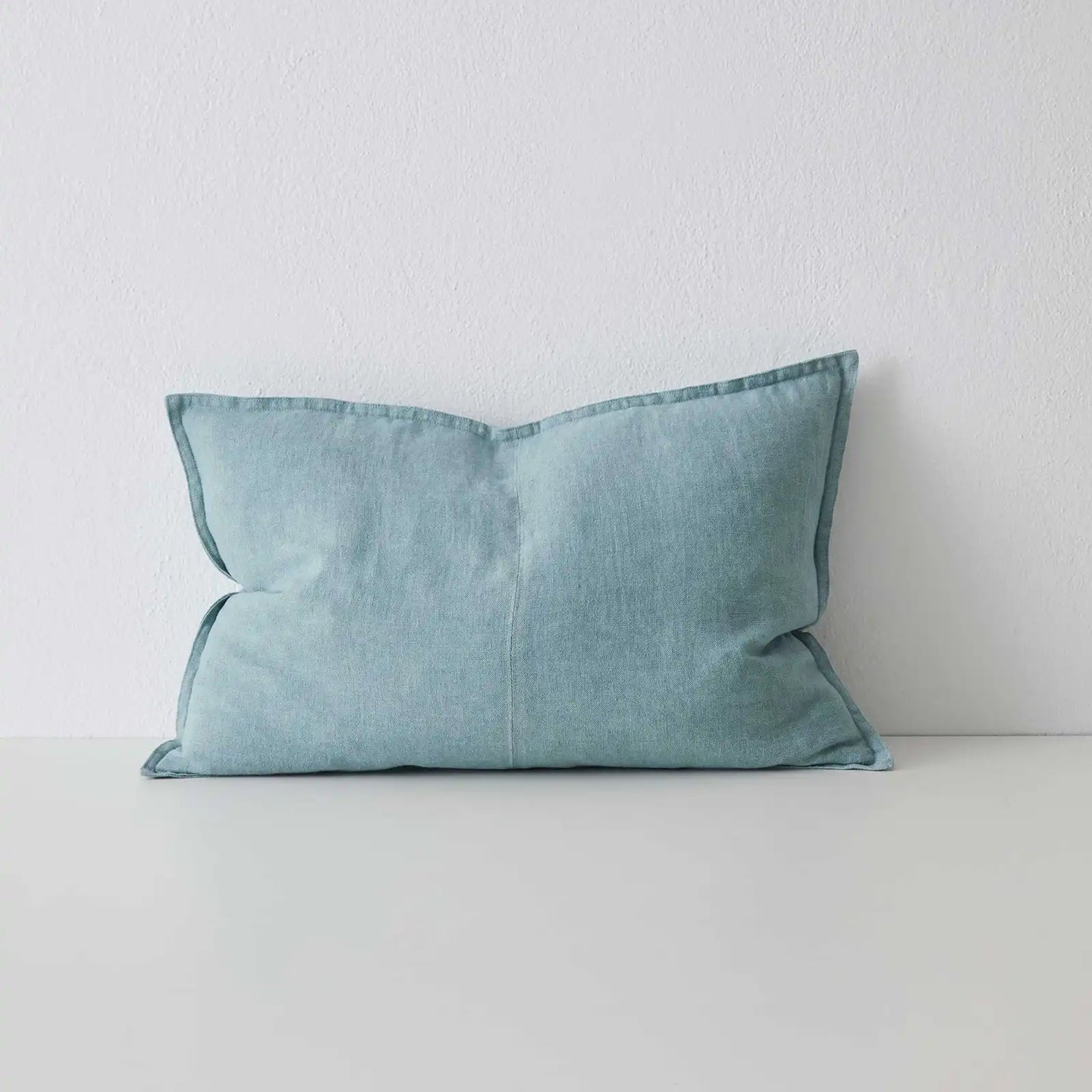 Como Linen Stonewashed Vintage Look Lumbar Cushion
