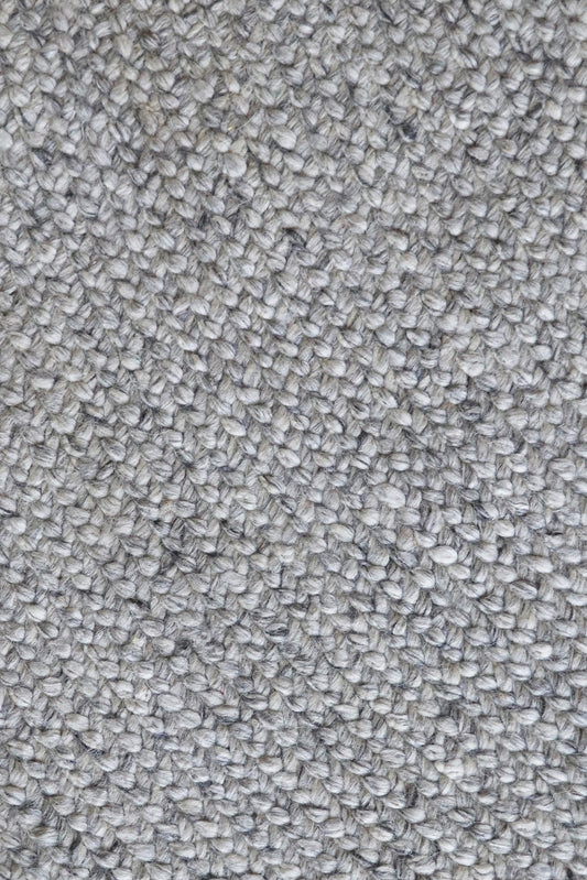 Baya Tairua 240 cm Wool Round Rug - Silver Birch