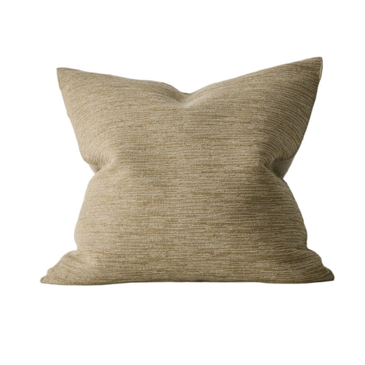 Dania 50cm Woven Texture with Overlocked Edge Cushion