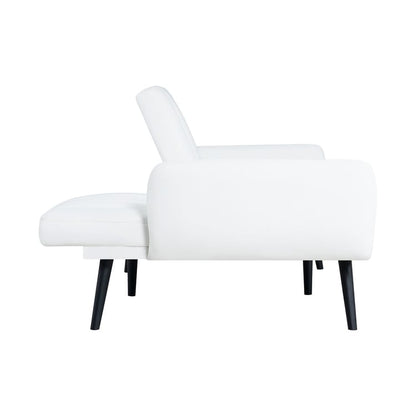 Modern Futon Sofa Bed, Convertible Sofa Futon, Split Back Linen Sleeper Couch for Living Room