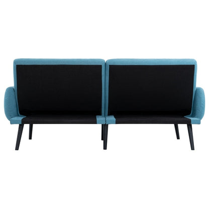 Modern Futon Sofa Bed, Convertible Sofa Futon, Split Back Linen Sleeper Couch for Living Room