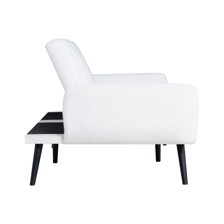 Modern Futon Sofa Bed, Convertible Sofa Futon, Split Back Linen Sleeper Couch for Living Room