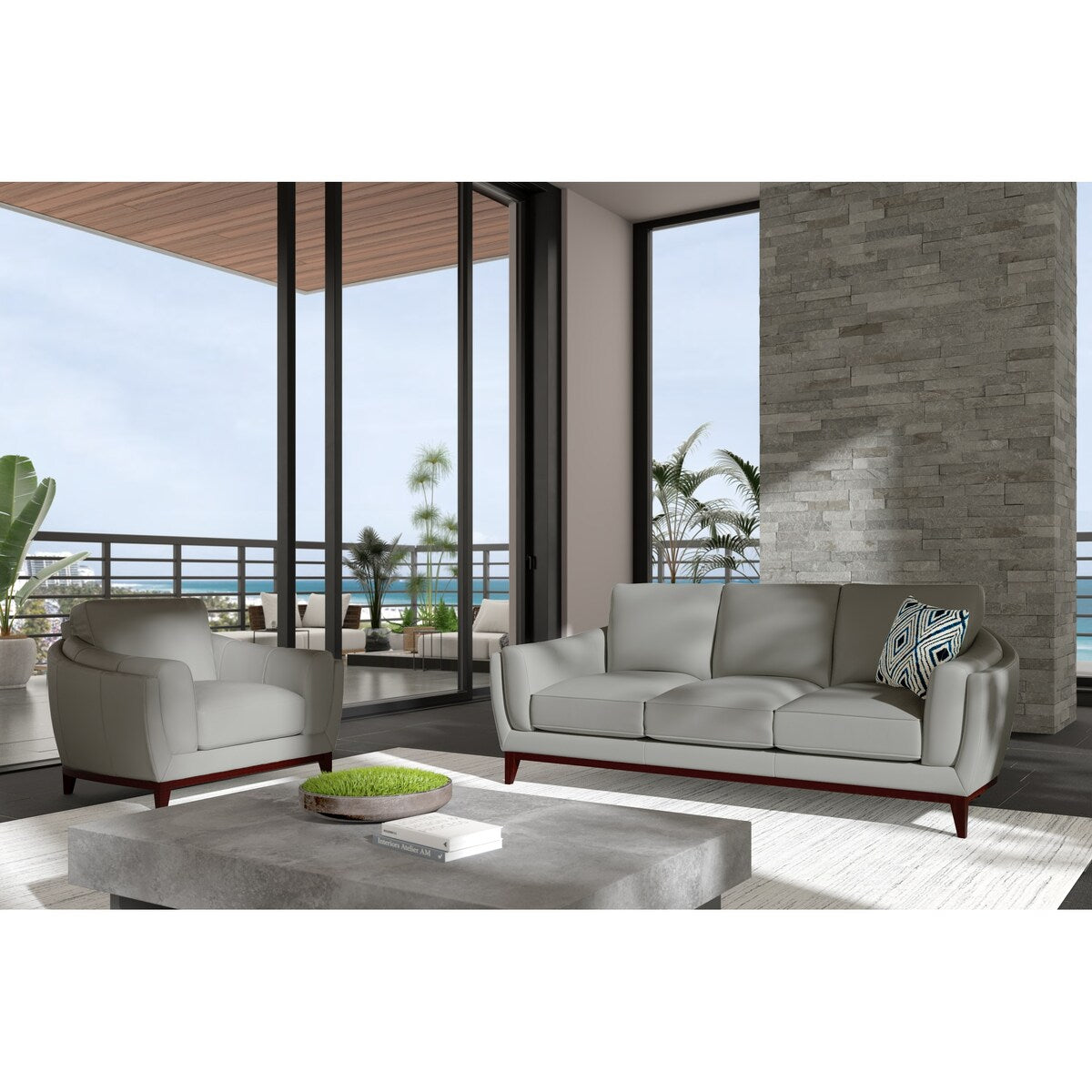 Rio Top Grain Leather Sofa