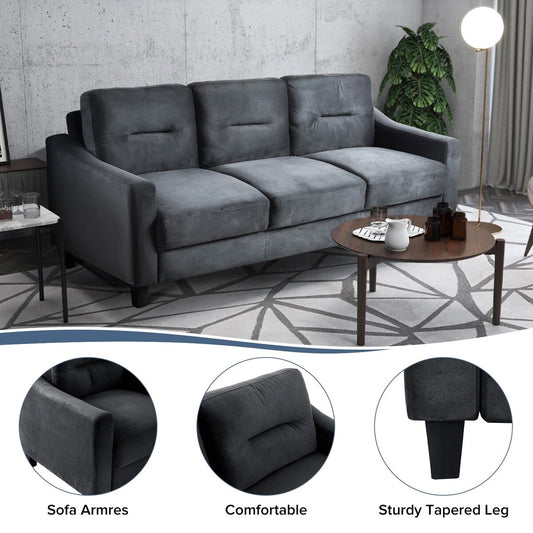 Roomfitters Comfortable Sectional Seater Couch and Sofa Set for Living Room, Bedroom, Office | Small Space Furniture