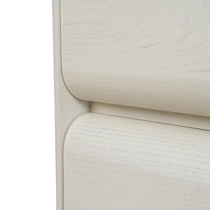 Annika 50cm Bedside Table - Ivory Oat