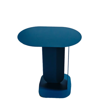 Aveline 45cm Side Table - Navy Blue
