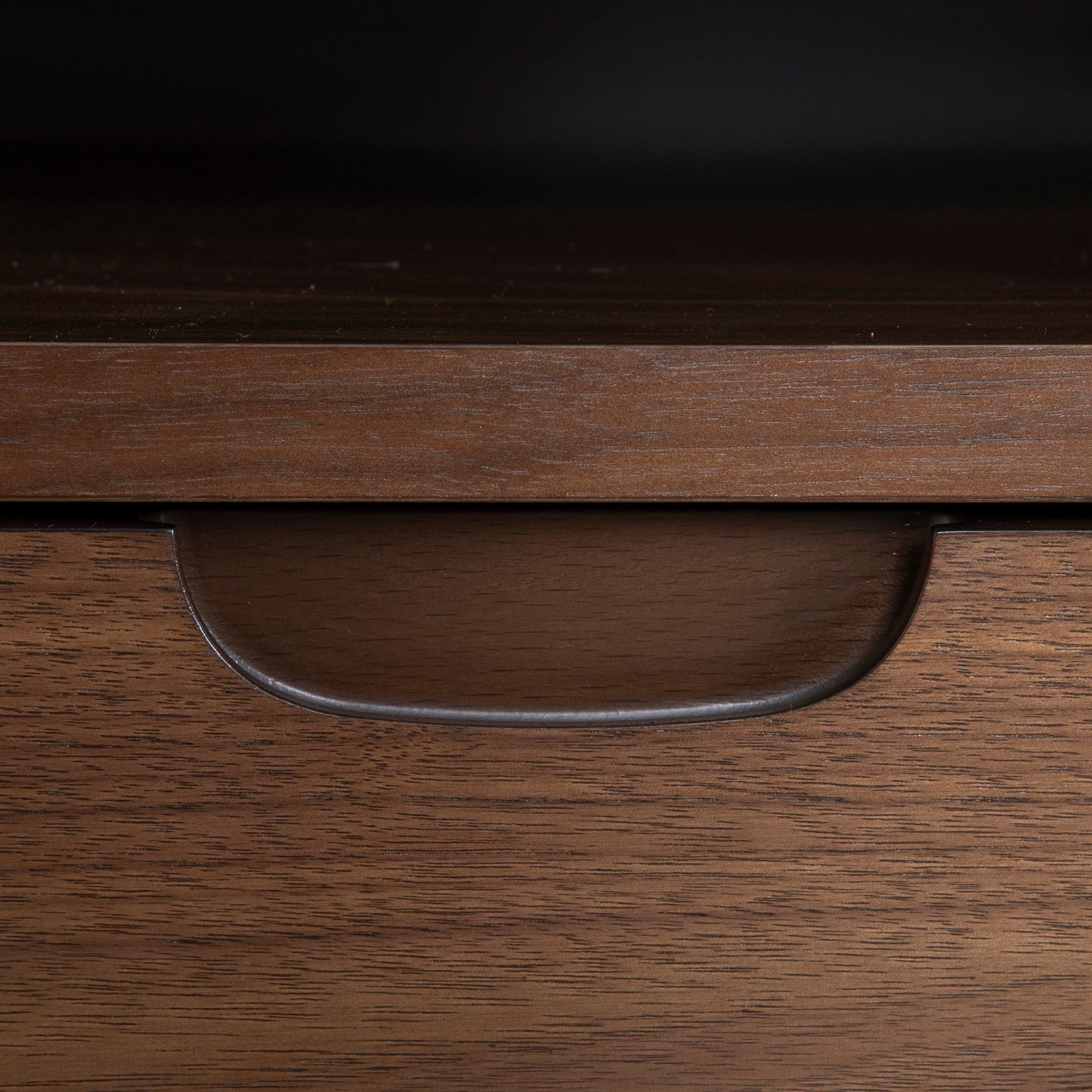 Asta SQ Wooden Bedside Table - Walnut