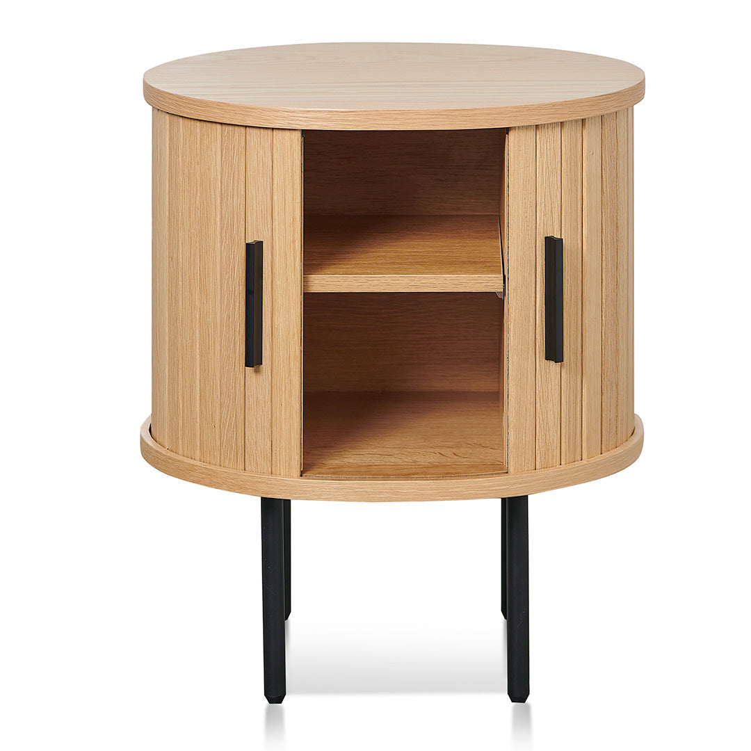 Dania Round Side Table - Natural