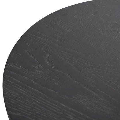Dania Round Side Table - Full Black