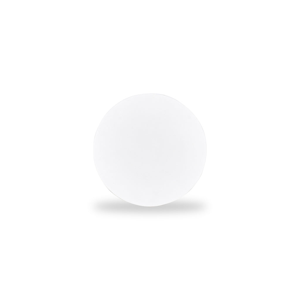 Baldini 32cm Round Side Table - White