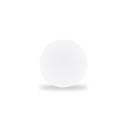 Baldini 32cm Round Side Table - White