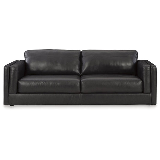 Signature Design by Ashley Amiata Onyx Sofa - 96W x 41D x 35H