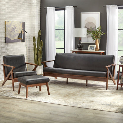 Simple Living Bianca Mid-Century Solid Wood Sofa