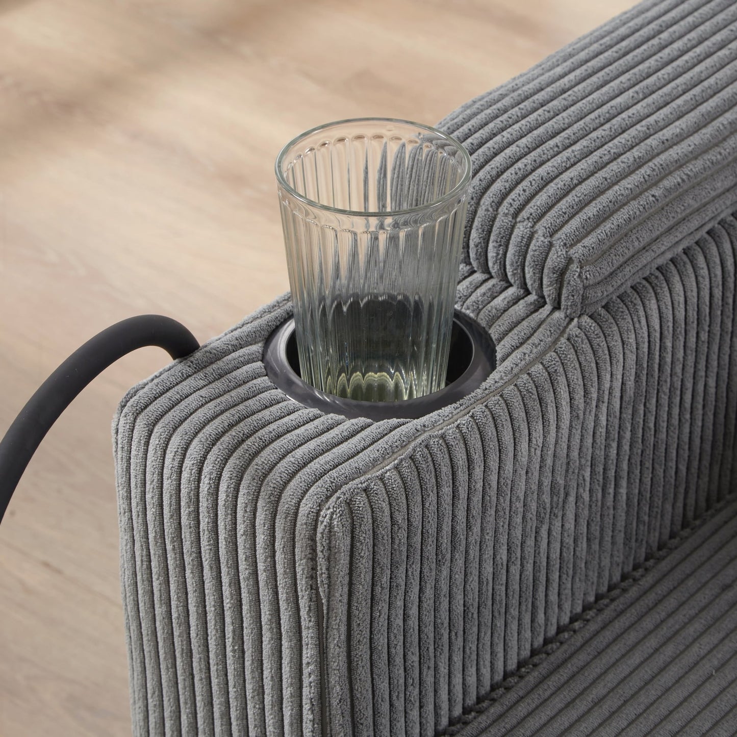 Sofa Chair Sofa Bed Corduroy Sleeper Sofa with USB Ports