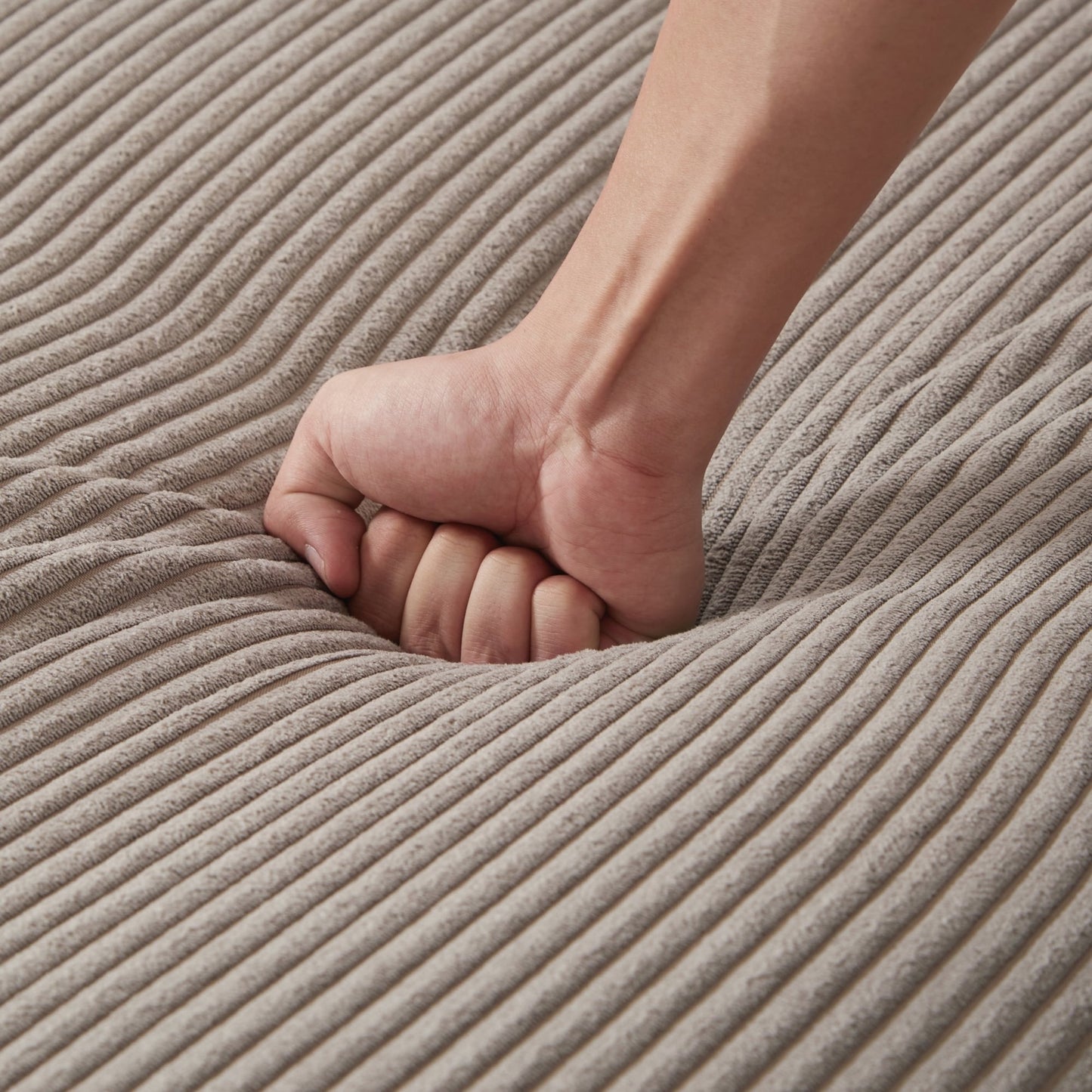 Sofa Chair Sofa Bed Corduroy Sleeper Sofa with USB Ports