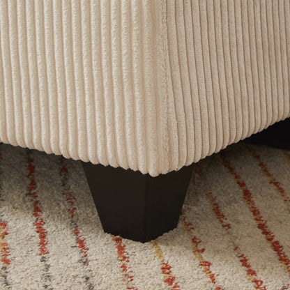 Sofa Chair Sofa Bed Corduroy Sleeper Sofa with USB Ports