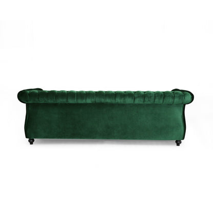 Somerville Chesterfield Tufted Velvet Sofa by Christopher Knight Home