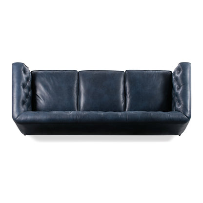 Poly & Bark Essex 89 Sofa - Full Grain Genuine Italian Leather