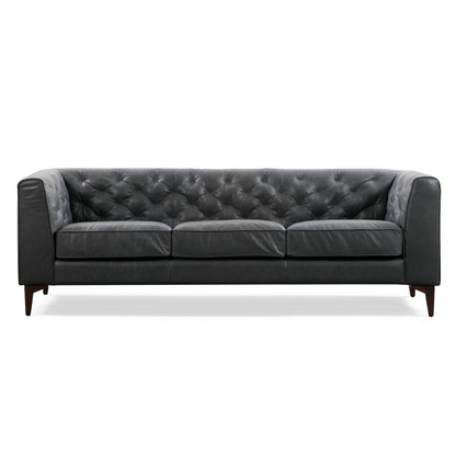 Poly & Bark Essex 89 Sofa - Full Grain Genuine Italian Leather