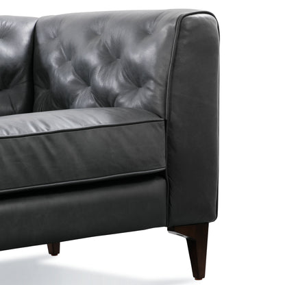 Poly & Bark Essex 89 Sofa - Full Grain Genuine Italian Leather