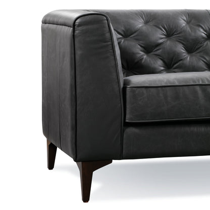 Poly & Bark Essex 89 Sofa - Full Grain Genuine Italian Leather