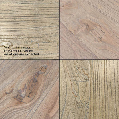 Dalton Reclaimed Wood 1.98m Dining Table - Rustic Natural
