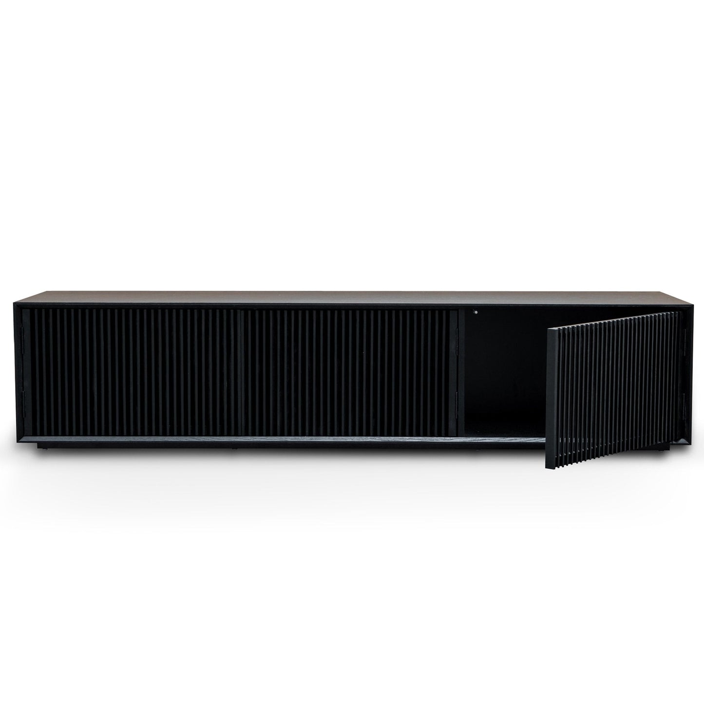 Dahlia 2m Wooden TV Entertainment Unit - Black