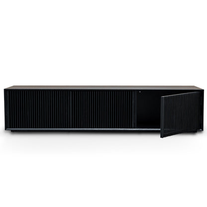 Dahlia 2m Wooden TV Entertainment Unit - Black