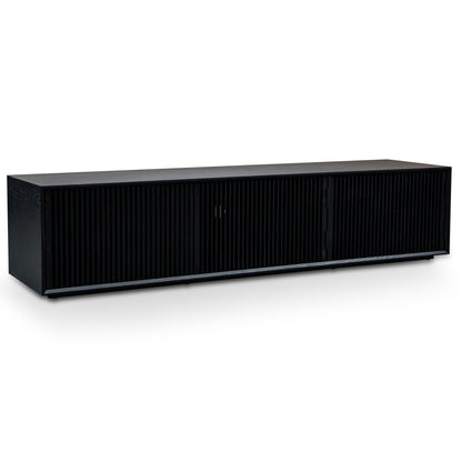 Dahlia 2m Wooden TV Entertainment Unit - Black