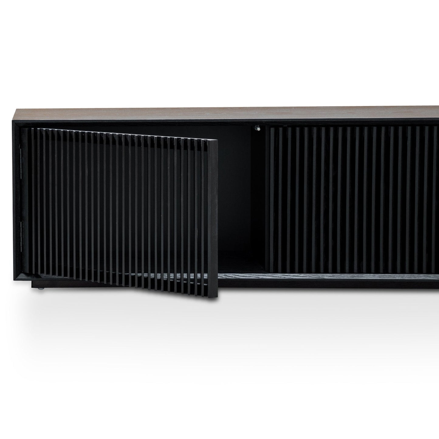 Dahlia 2m Wooden TV Entertainment Unit - Black