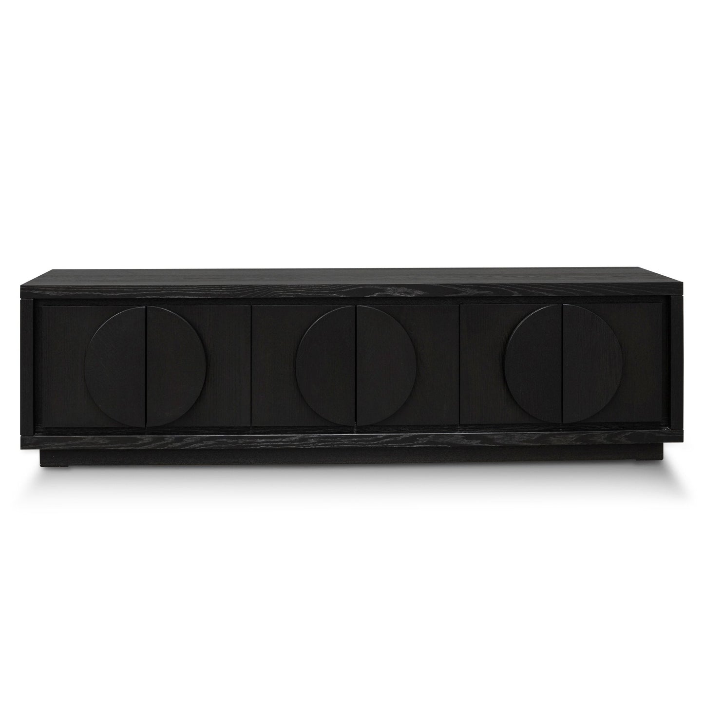Bonnie 2m Wooden TV Entertainment Unit - Textured Espresso Black