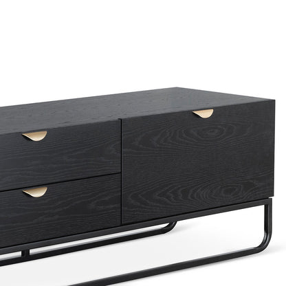 Boyle 2m Wooden TV Entertainment Unit - Black
