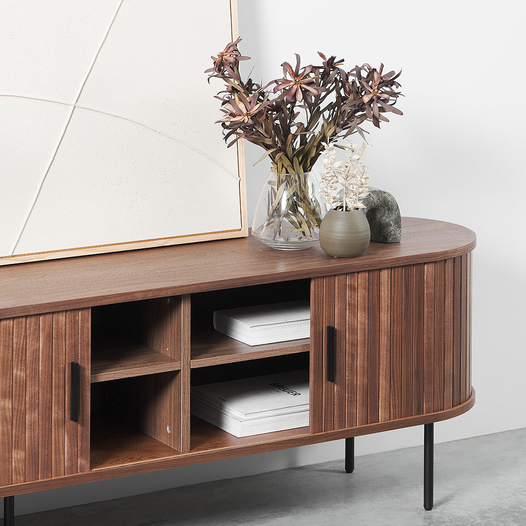 Dania 2m TV Entertainment Unit - Walnut