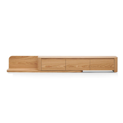 Anna Extendable TV Entertainment Unit - Natural Oak