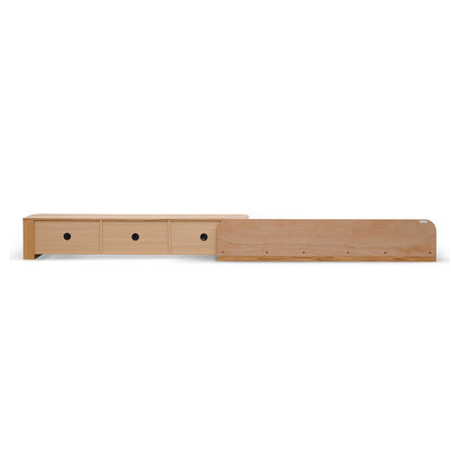 Anna Extendable TV Entertainment Unit - Natural Oak