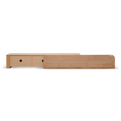 Anna Extendable TV Entertainment Unit - Natural Oak