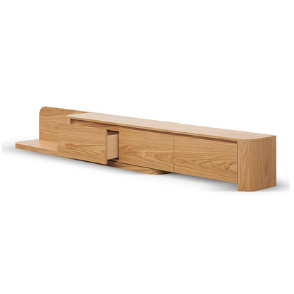Anna Extendable TV Entertainment Unit - Natural Oak