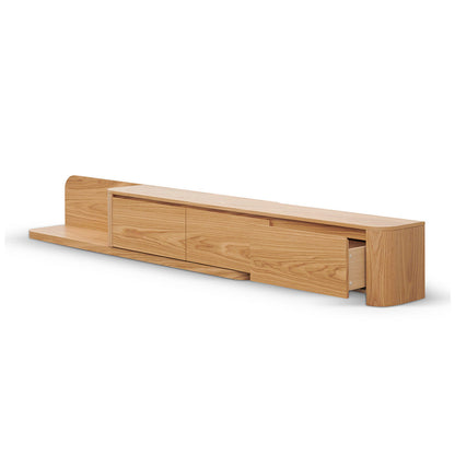 Anna Extendable TV Entertainment Unit - Natural Oak