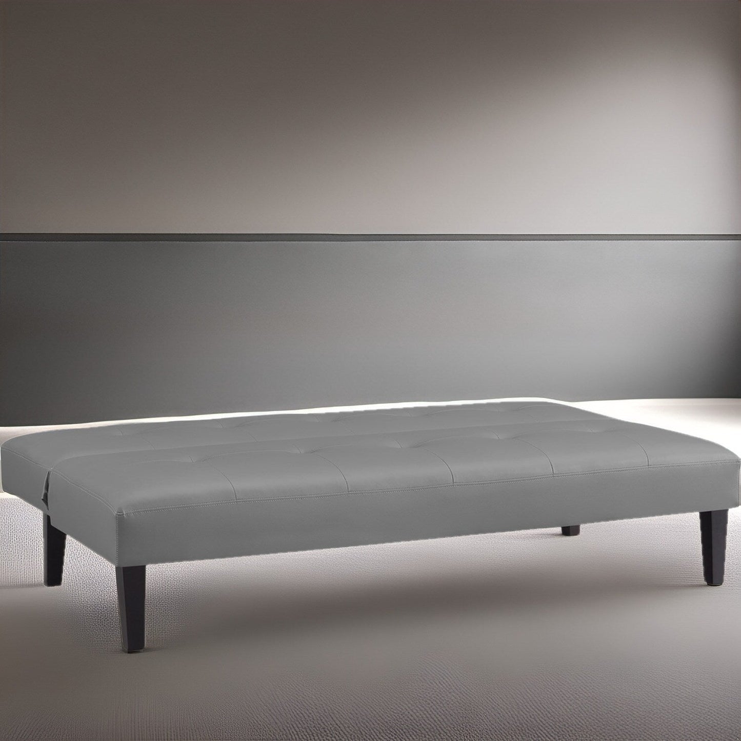 Ultimate Futon Sofa Collection: Futon Sofa with Armrest and Cupholders, Button Tufted Sofa with Wooden Legs